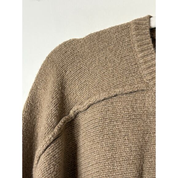ZARA Women’s Cotton Polyamide Blend| Long Sleeve Tan | Size S New With Tags READ - Picture 6 of 14